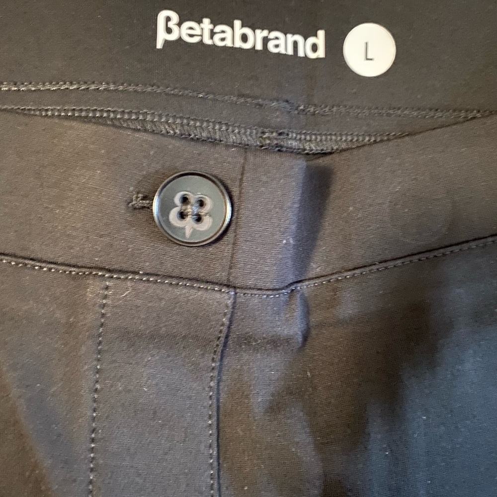 Betabrand Dress Pant Yoga Pants straight leg size large